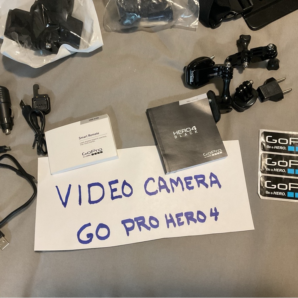 GoPro Hero 4 Black Camera Kit with Accessories
